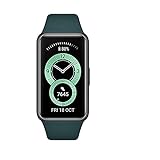 HUAWEI Band 6 Smart Band Fitness Tracker, Touchscreen AMOLED 1.47” a colori, Monitoraggio Battito Cardiaco, Sonno, Saturazione dell`Ossigeno, Resistente all’Acqua, Verde (Forest Green)